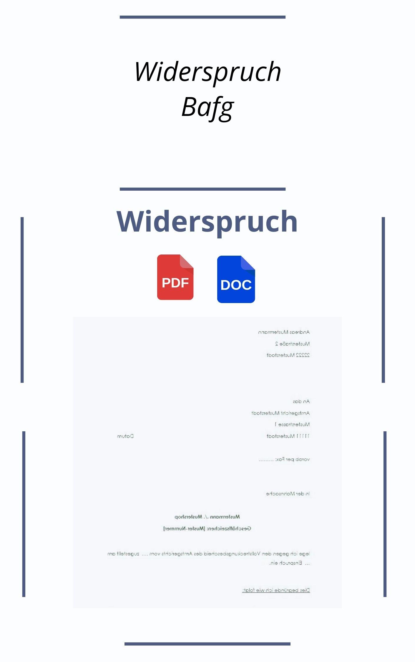 Widerspruch Bafög